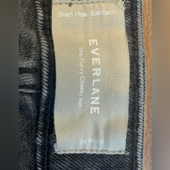 Everlane The Curvy 90s Cheeky Ankle Jeans Women’s 24 High Rise Denim Dark Wash - Picture 3 of 8